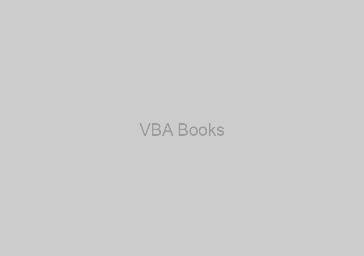 VBA Books